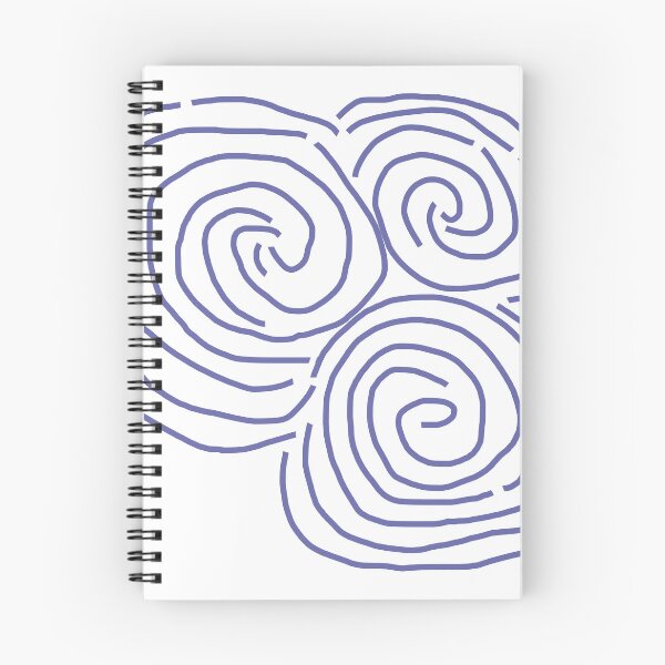 Item preview, Celtic Spiral Irish Roots Very Peri Line Drawing Newgrange designed and sold by ellenhenry.