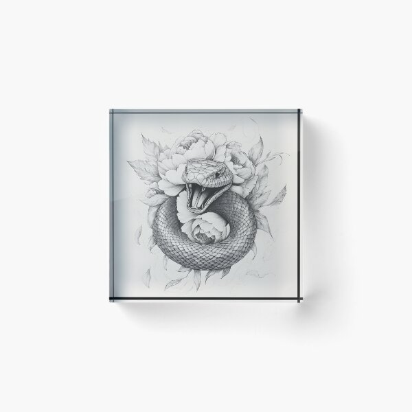 Item preview, Realistic Snake drawing designed and sold by Pencil-Art.
