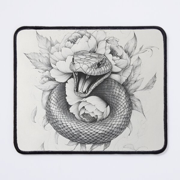 Item preview, Realistic Snake drawing designed and sold by Pencil-Art.