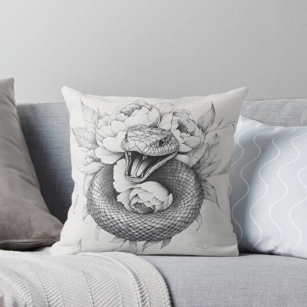 Aperçu de l'œuvre Dessin de serpent réaliste créée et vendue par Pencil-Art.