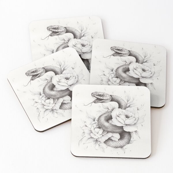 Item preview, Realistic Snake drawing designed and sold by Pencil-Art.