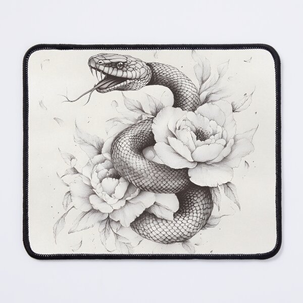 Item preview, Realistic Snake drawing designed and sold by Pencil-Art.