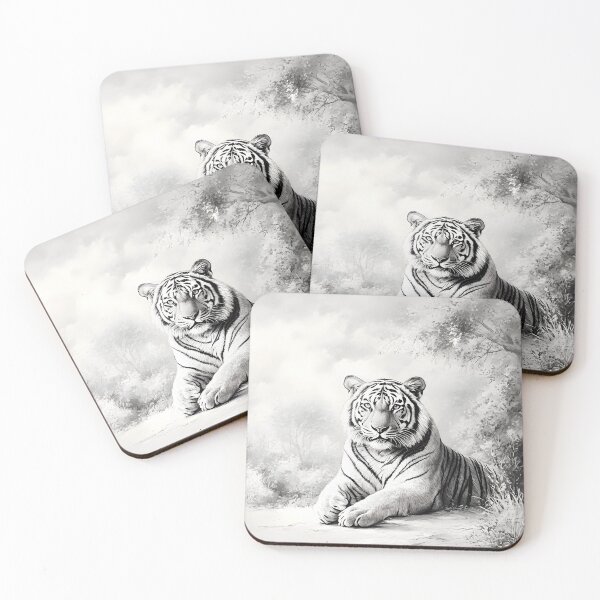 Item preview, Realistic Tiger pencil drawing designed and sold by Pencil-Art.