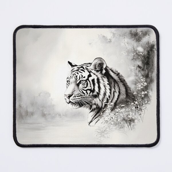 Item preview, Realistic Tiger pencil drawing designed and sold by Pencil-Art.
