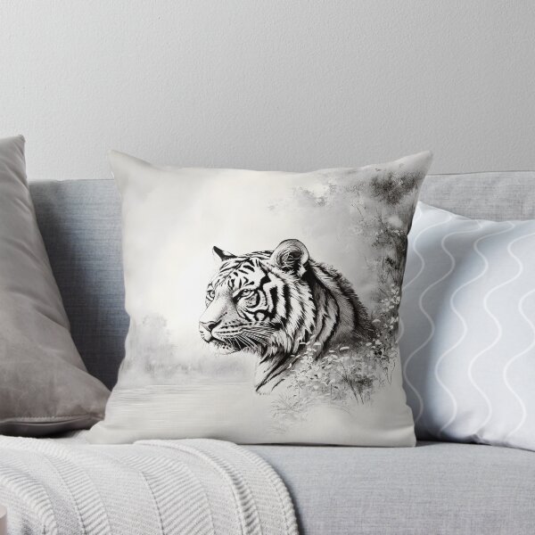 Item preview, Realistic Tiger pencil drawing designed and sold by Pencil-Art.
