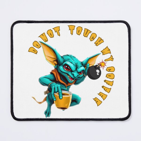 Item preview, Caffeine Gremlin – Hyper Coffee Addict, Do Not Touch My Coffee designed and sold by PING 999 STUDIO.