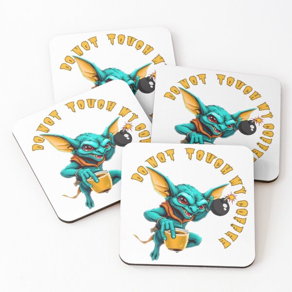 Item preview, Caffeine Gremlin – Hyper Coffee Addict, Do Not Touch My Coffee designed and sold by PING 999 STUDIO.
