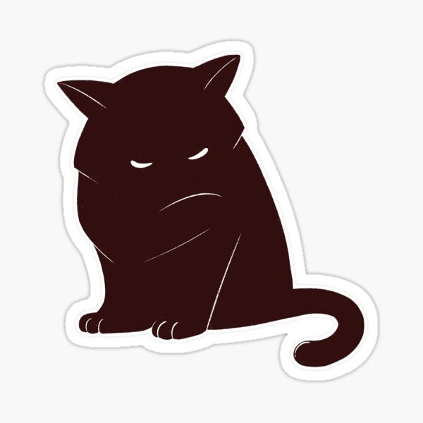 Aperçu de l'œuvre Silhouette de chat créée et vendue par luueese.