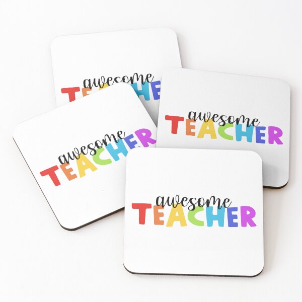 Item preview, Awesome Teacher Rainbow designed and sold by prettycooluk.