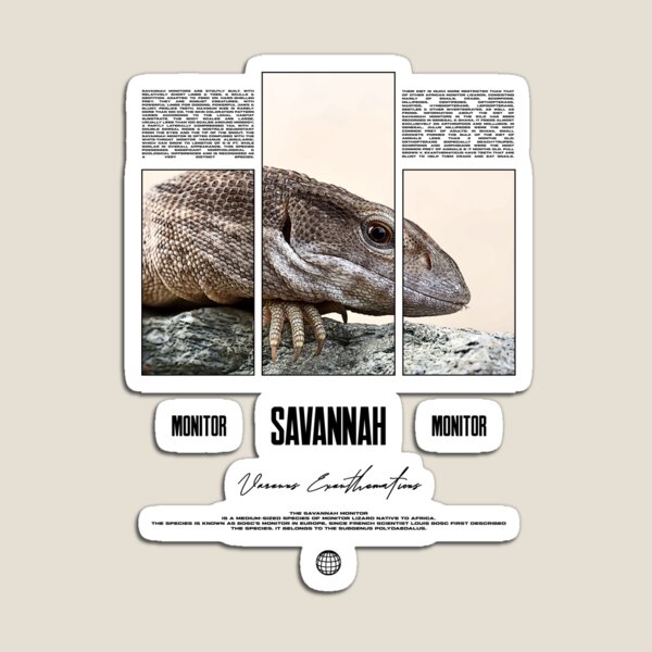 Item preview, Savannah Monitor Modern Streetwear Reptile Keeper designed and sold by JRRTs.
