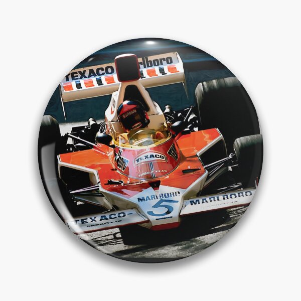 Item preview, Old Vintage racing Cars Emmo Fittipaldi in the McLaren 1974 M23 designed and sold by Helios Be. Lavsh.