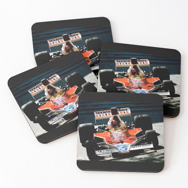 Item preview, Old Vintage racing Cars Emmo Fittipaldi in the McLaren 1974 M23 designed and sold by Helios Be. Lavsh.