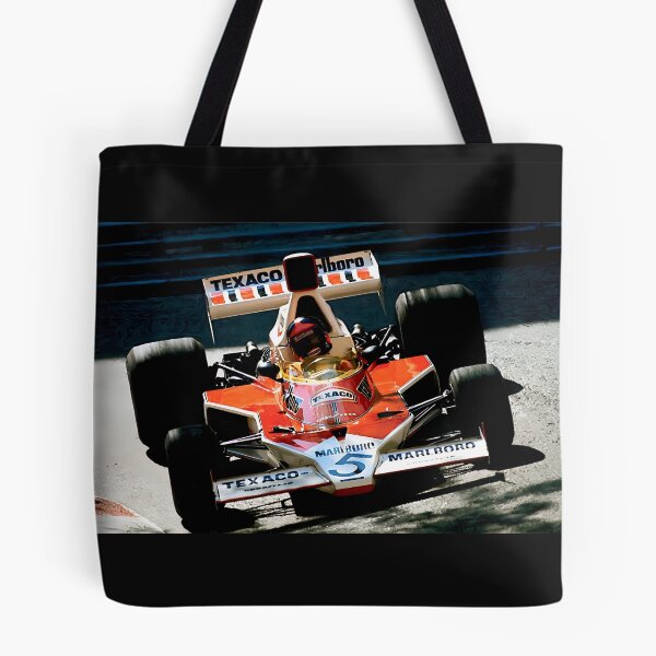 Item preview, Old Vintage racing Cars Emmo Fittipaldi in the McLaren 1974 M23 designed and sold by Helios Be. Lavsh.