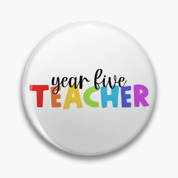 Item preview, Year 5 Teacher Rainbow designed and sold by prettycooluk.