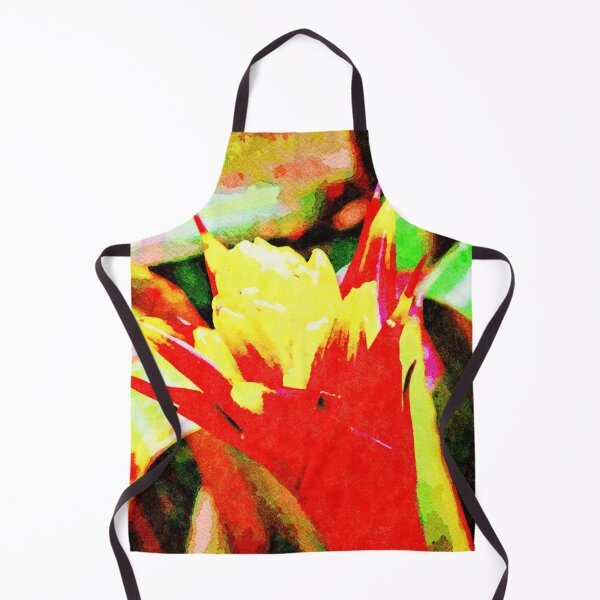 Item preview, Vibrant watercolor painting of a tropical bromeliad flower in vivid colors designed and sold by GestaltImagery.