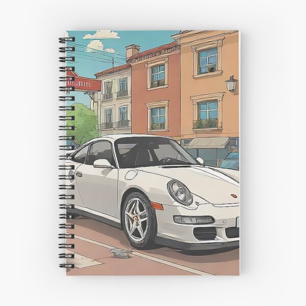 Item preview, Timeless White Sports Car in European Town – Digital Art designed and sold by CARSOOTH.