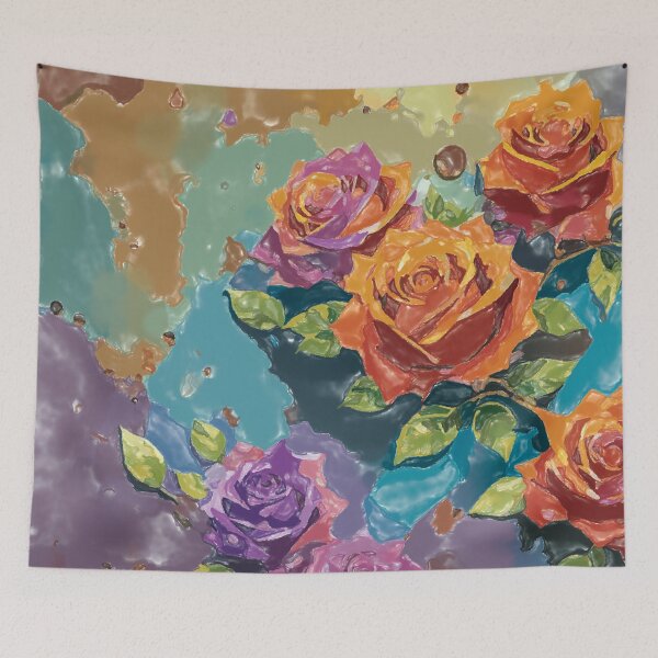 Item preview, Stunning roses in watercolor designed and sold by Marcu Ioachim.