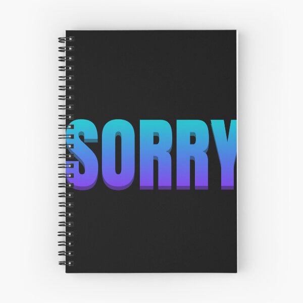 Item preview, Bold “SORRY” Text with Gradient Effect designed and sold by Meawmeow.