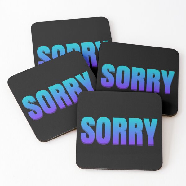 Item preview, Bold “SORRY” Text with Gradient Effect designed and sold by Meawmeow.