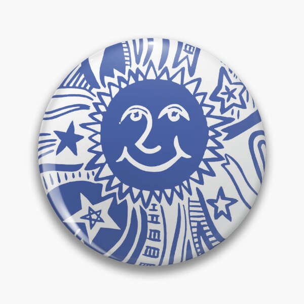 Item preview, Sun Print - Dark Blue Background designed and sold by Helen McCartney Designs.