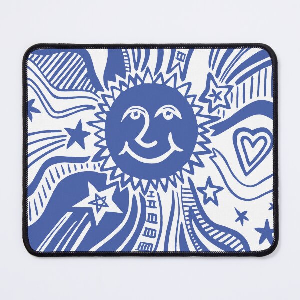Item preview, Sun Print - Dark Blue Background designed and sold by Helen McCartney Designs.