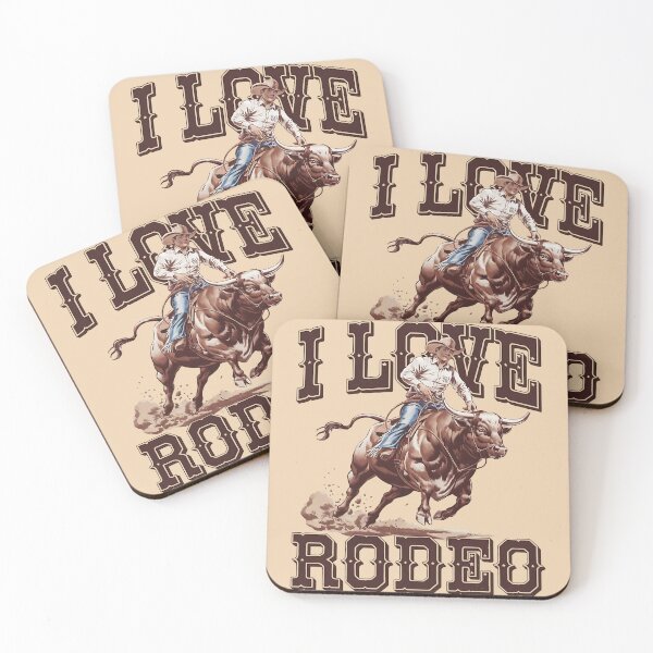 Item preview, I love rodeo - Long live rodeo - Rodeo only - Think rodeo - I trust rodeo - Rodeo rocks - It's your rodeo - Lucky rodeo designed and sold by JansenGS.
