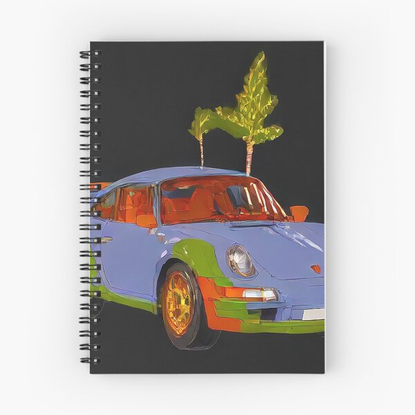 Item preview, Vibrant Retro Sports Car – Abstract Pop Art on Black designed and sold by CARSOOTH.