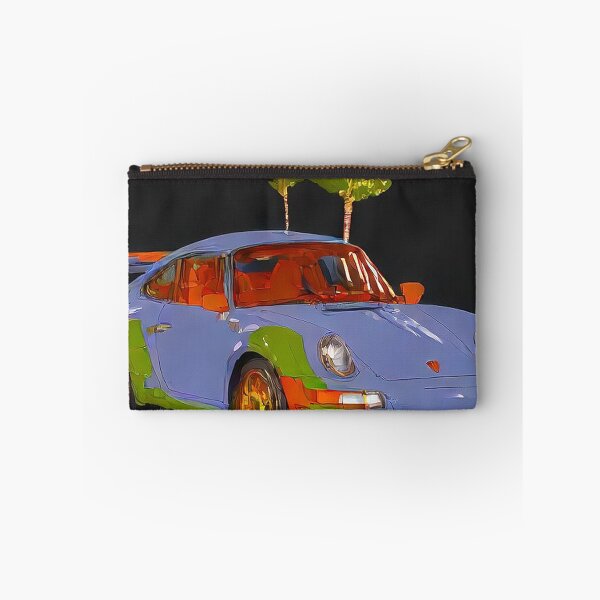 Item preview, Vibrant Retro Sports Car – Abstract Pop Art on Black designed and sold by CARSOOTH.