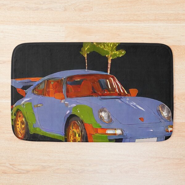 Item preview, Vibrant Retro Sports Car – Abstract Pop Art on Black designed and sold by CARSOOTH.
