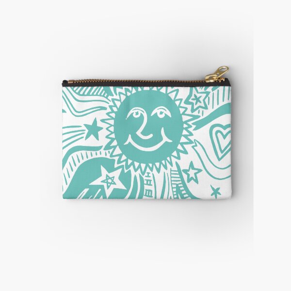 Item preview, Sun Print - Greeny Blue Background designed and sold by Helen McCartney Designs.