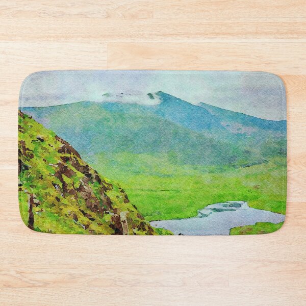 Item preview, Watercolor landscape of Conor Pass in the Dingle Peninsula, Ireland designed and sold by GestaltImagery.