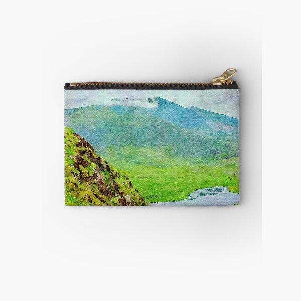 Item preview, Watercolor landscape of Conor Pass in the Dingle Peninsula, Ireland designed and sold by GestaltImagery.