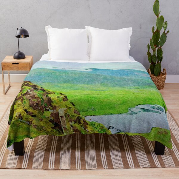 Item preview, Watercolor landscape of Conor Pass in the Dingle Peninsula, Ireland designed and sold by GestaltImagery.