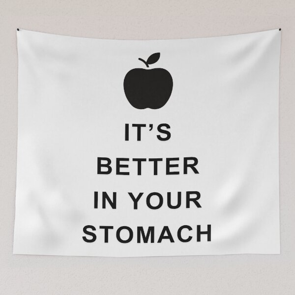 Item preview, Apple Is Better In Your Stomach designed and sold by HELLO TIGER.