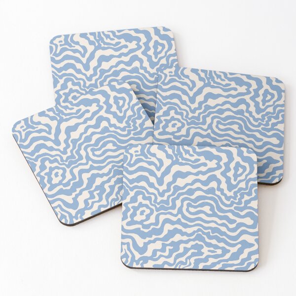 Item preview, Wavy swirl vector seamless pattern. Hand drawn 1970 vector illustration designed and sold by Kizuneko.