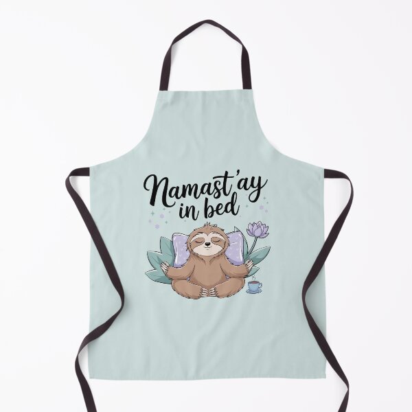 Item preview, Namast'ay in bed - meditating sloth design designed and sold by ArthousePromos.