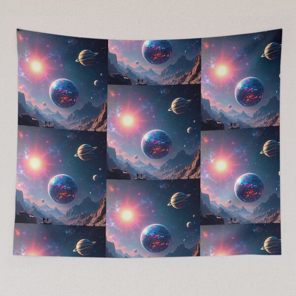 Item preview, Disco ball in space  designed and sold by Dogandesighn.
