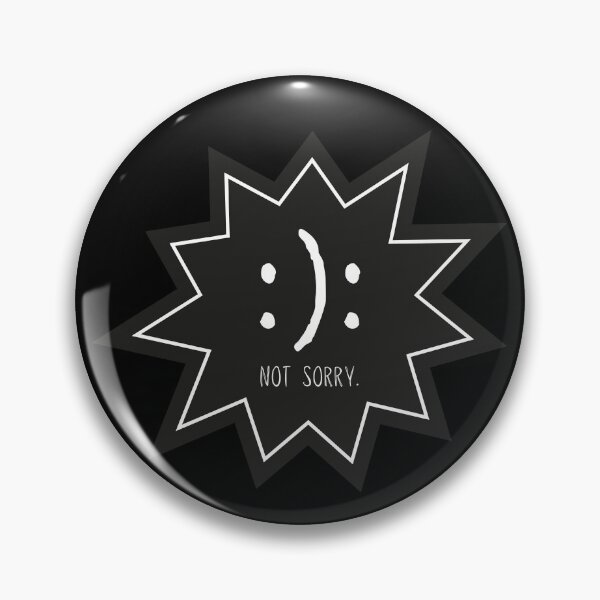 Item preview, Not Sorry Smile and Sad Emoji Face - Not Sorry Collection by Linavi designed and sold by Linavi.