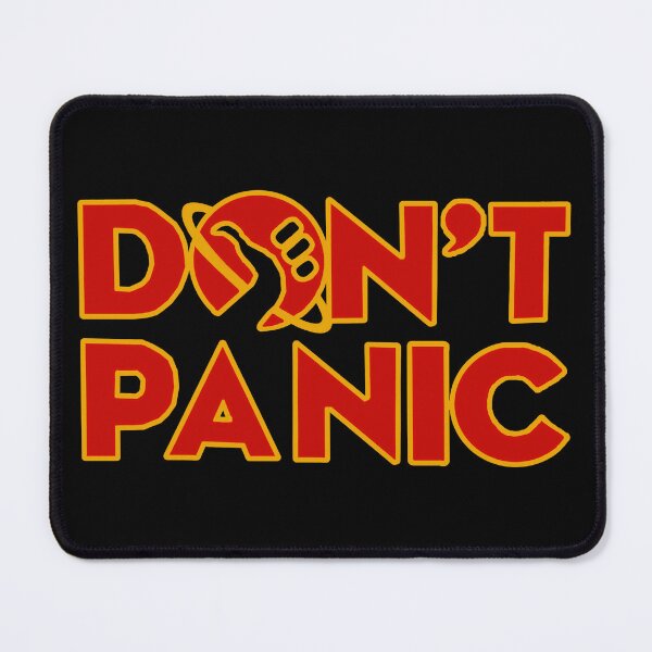Item preview, Don't Panic The Hitchhiker's Guide to the Galaxy designed and sold by yinon-h.