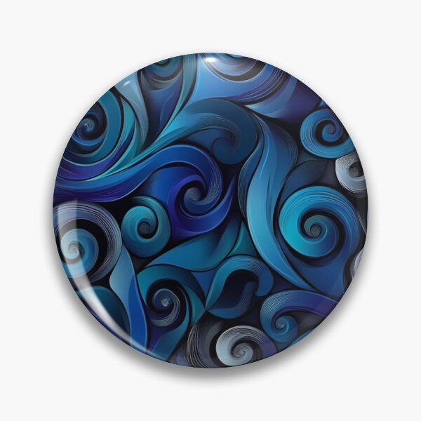 Item preview, New Zealand Paua Māori Pattern Koru Design 351 designed and sold by GrinGalore.