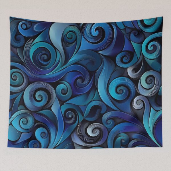 Item preview, New Zealand Paua Māori Pattern Koru Design 351 designed and sold by GrinGalore.