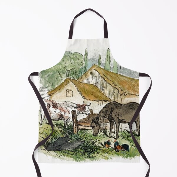 Item preview, Farmyard Drawing designed and sold by tomorrowsart.