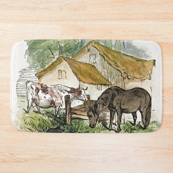 Item preview, Farmyard Drawing designed and sold by tomorrowsart.