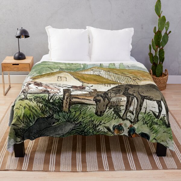 Item preview, Farmyard Drawing designed and sold by tomorrowsart.