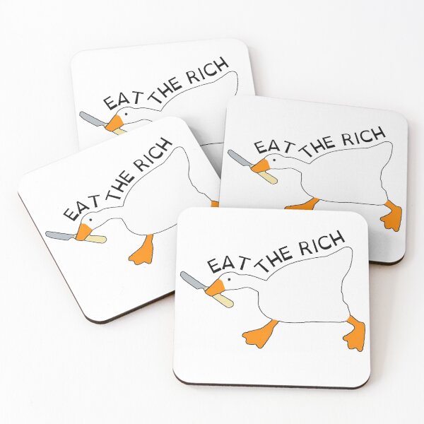 Item preview, Eat The Rich Silly Goose designed and sold by ChataMaroon.