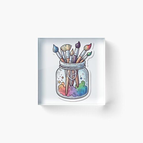 Item preview, Water color paint brushes designed and sold by MellowPeach.