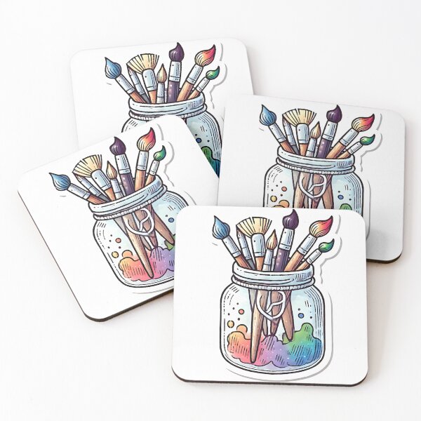 Item preview, Water color paint brushes designed and sold by MellowPeach.