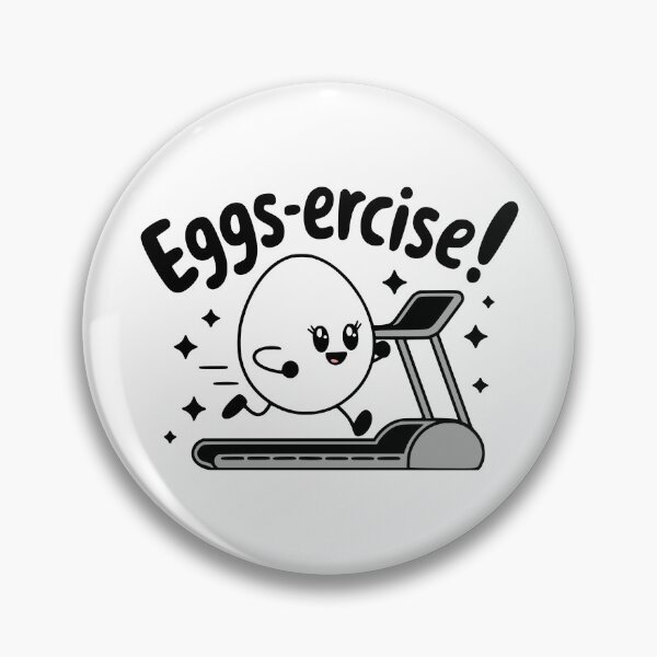 Item preview, Eggs-Ercise! Funny Egg Exercise Pun designed and sold by PMCreative.