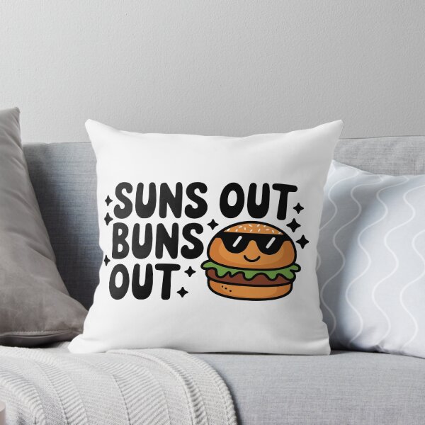 Item preview, Suns Out Buns Out! Funny Burger Pun designed and sold by PMCreative.