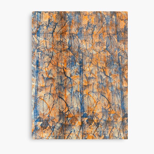 Aperçu de l'œuvre Orange et bleu créée et vendue par BorgesFinearts.